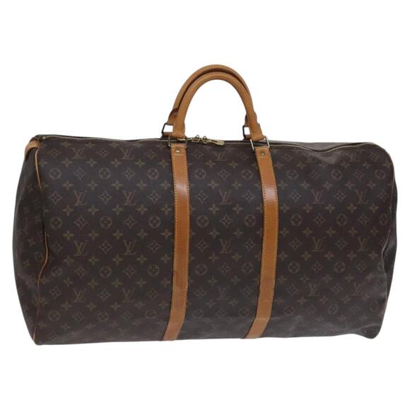 LOUIS VUITTON Monogram Keepall 60 Boston Bag M41422 - Picture 1 of 16